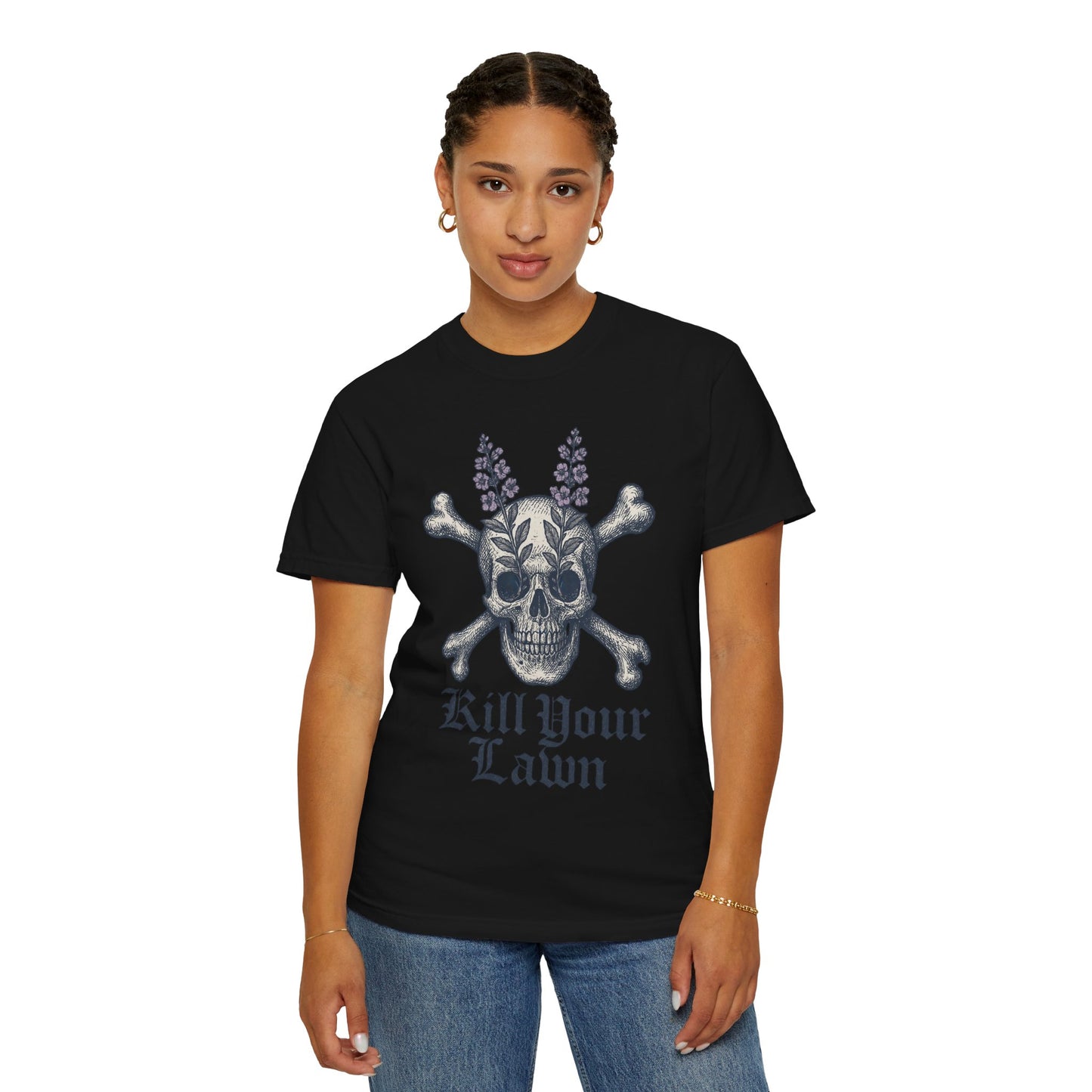 Kill Your Lawn Skeleton - Comfort Colors 1717