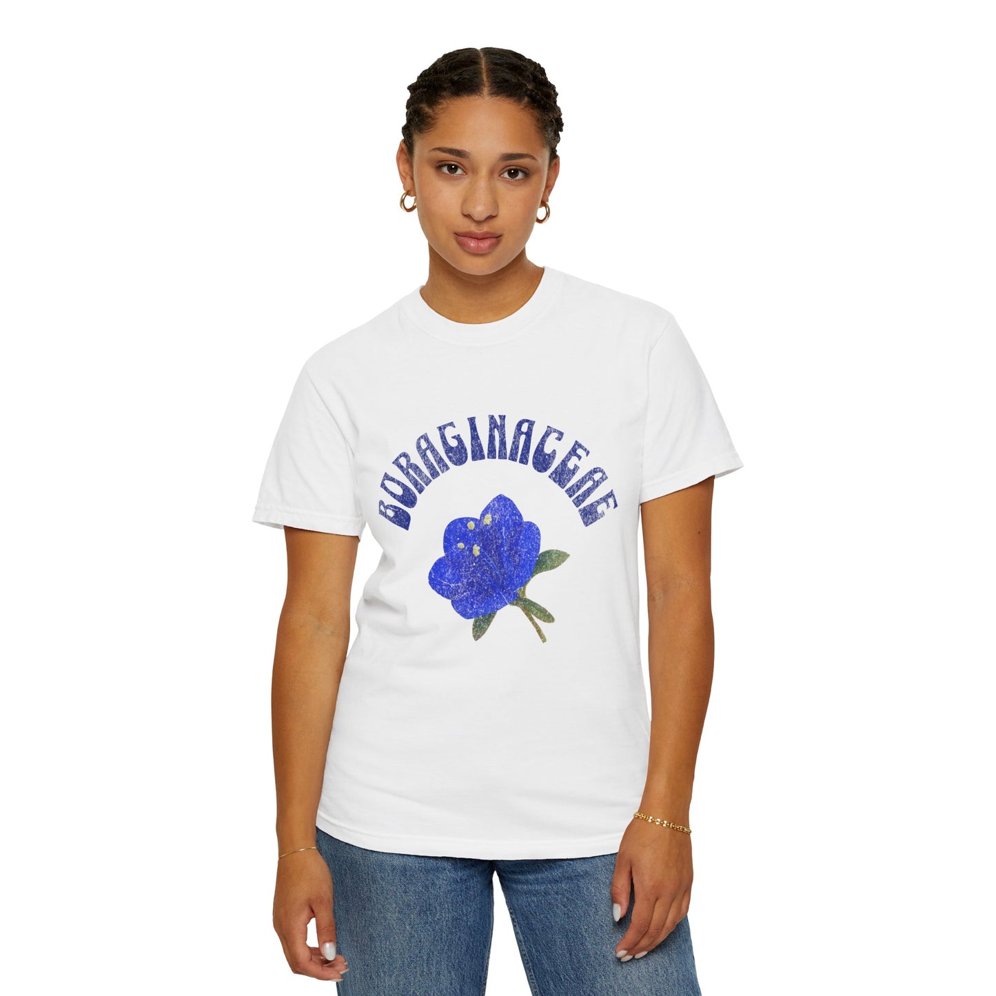 Boraginaceae Plant Family Tee - Comfort Colors 1717