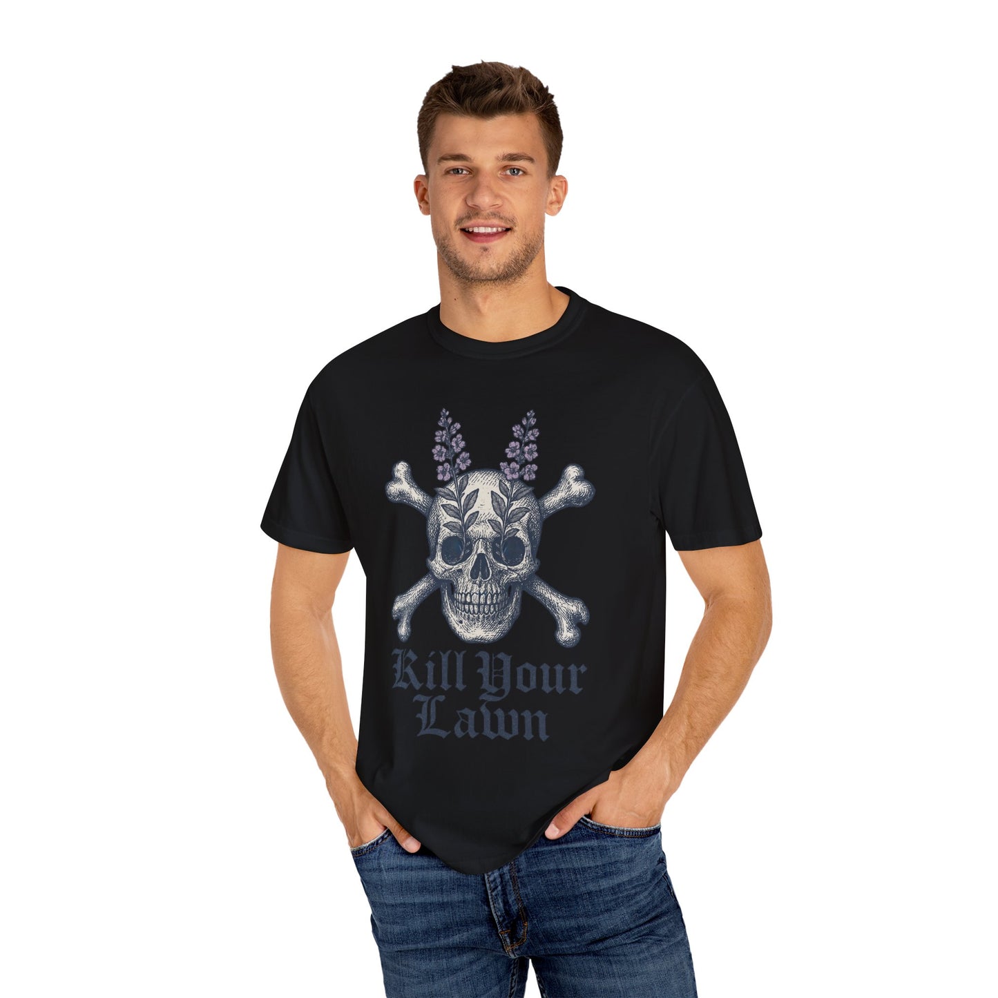 Kill Your Lawn Skeleton - Comfort Colors 1717