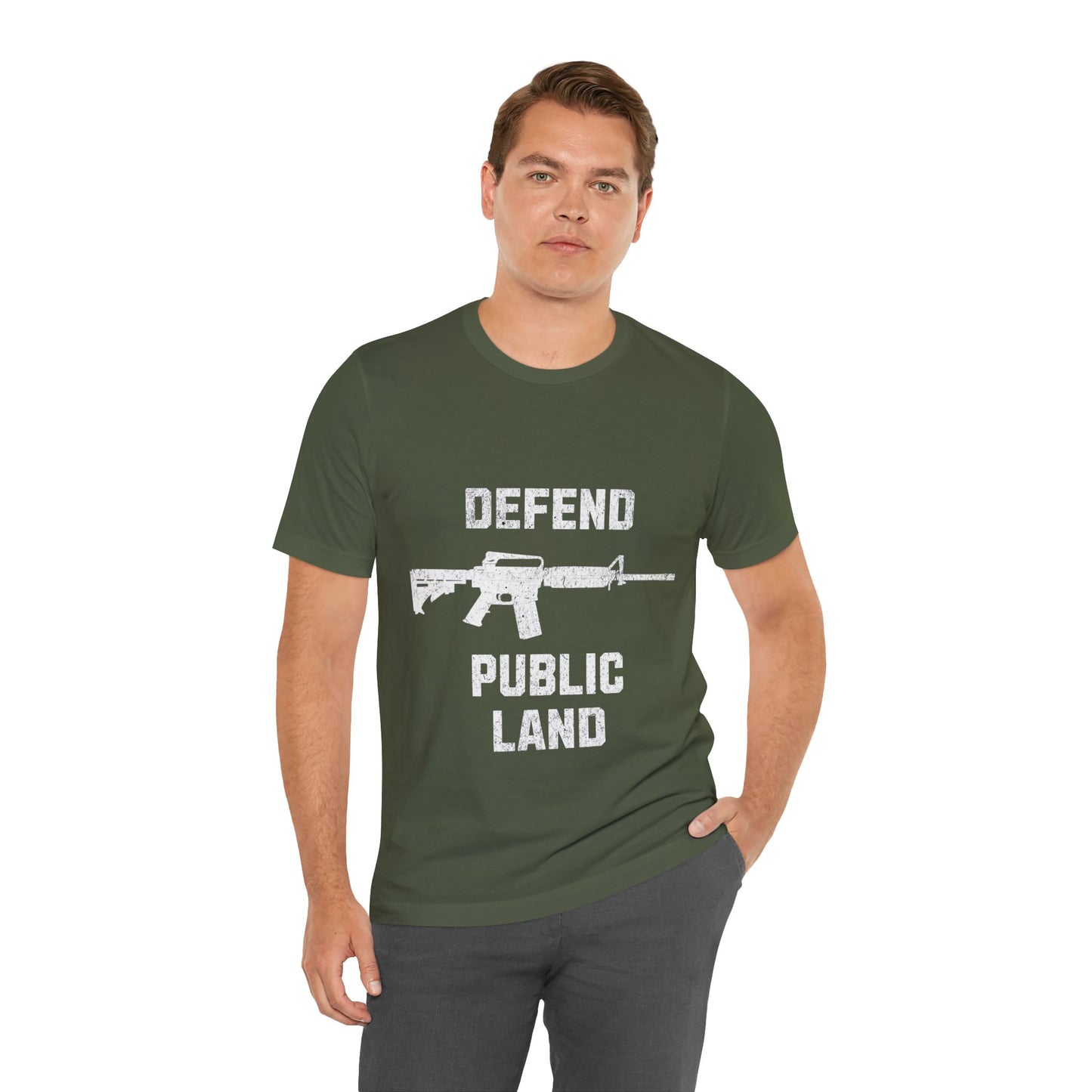 Defend Public Land T-shirt – Bella+Canvas Jersey