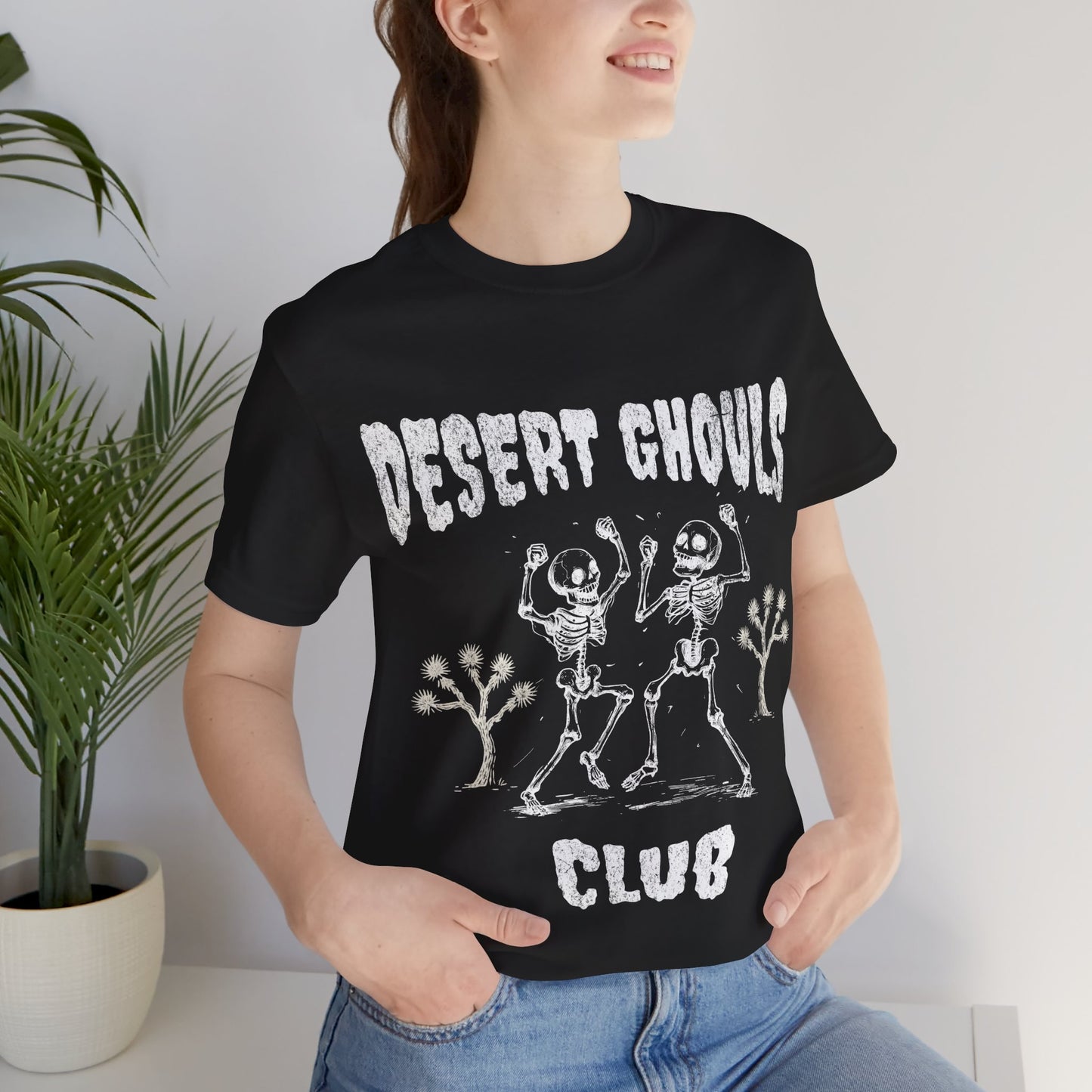 Desert Ghouls Club, Halloween Shirt – Bella+Canvas Jersey