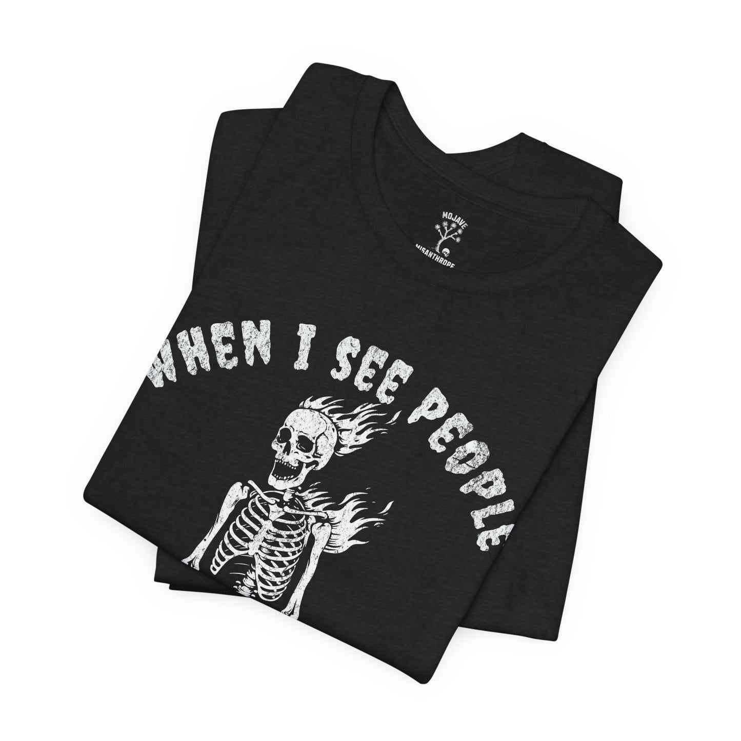 Bulldozing Habitat Tee - Bella+Canvas Jersey