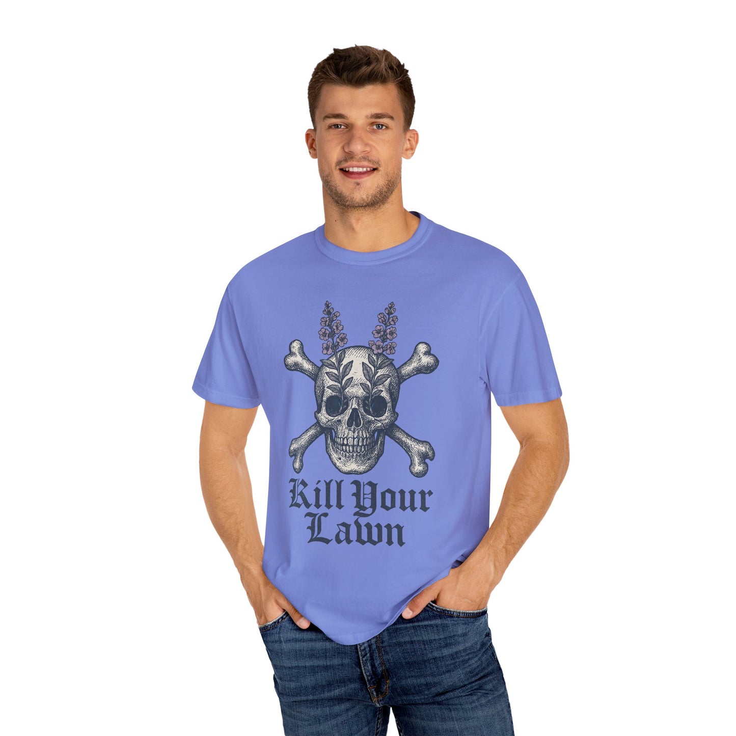 Kill Your Lawn Skeleton - Comfort Colors 1717