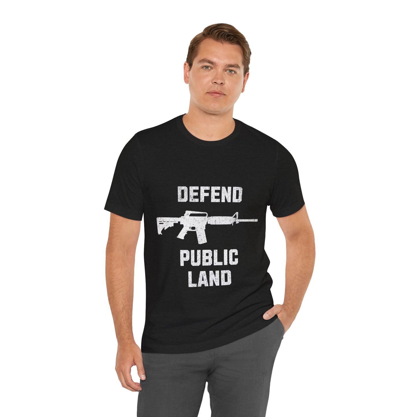 Defend Public Land T-shirt – Bella+Canvas Jersey