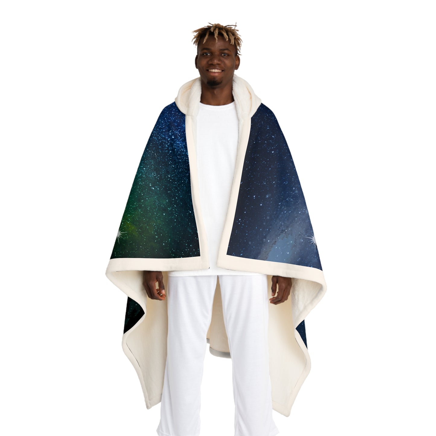 Desert Skies Hooded Sherpa Fleece Blanket