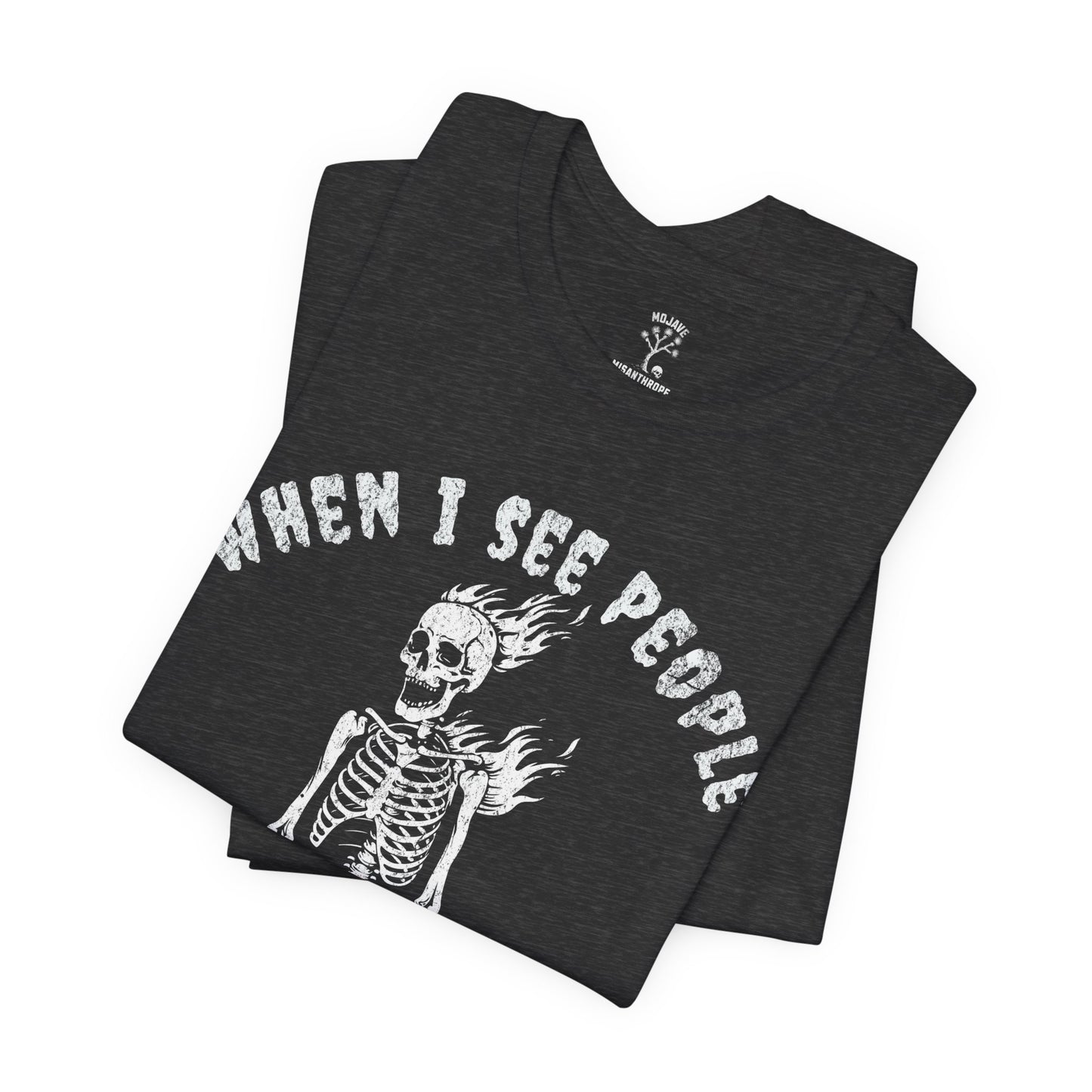 Bulldozing Habitat Tee - Bella+Canvas Jersey