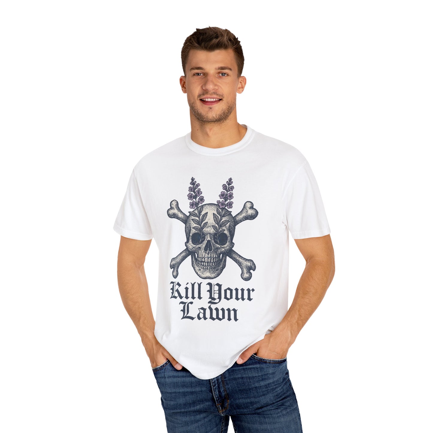 Kill Your Lawn Skeleton - Comfort Colors 1717