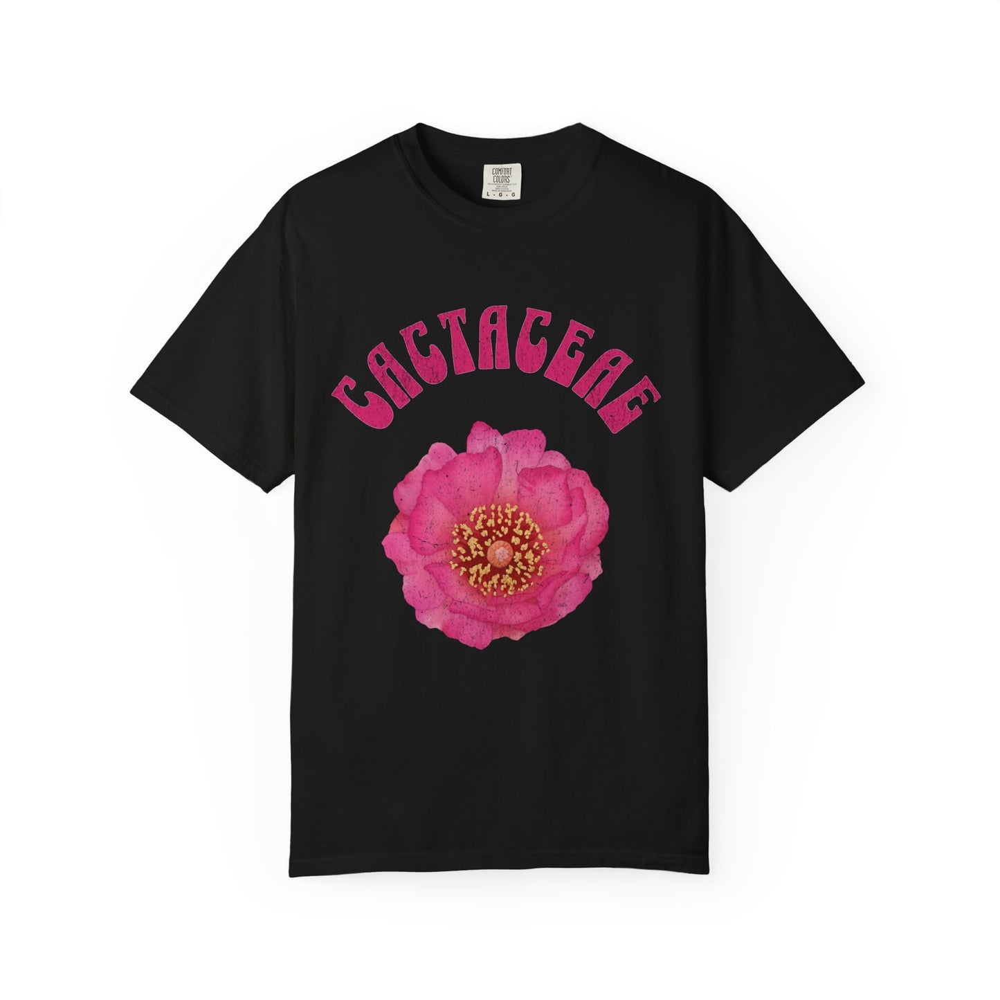 Cactaceae Plant Family Tee - Comfort Colors 1717