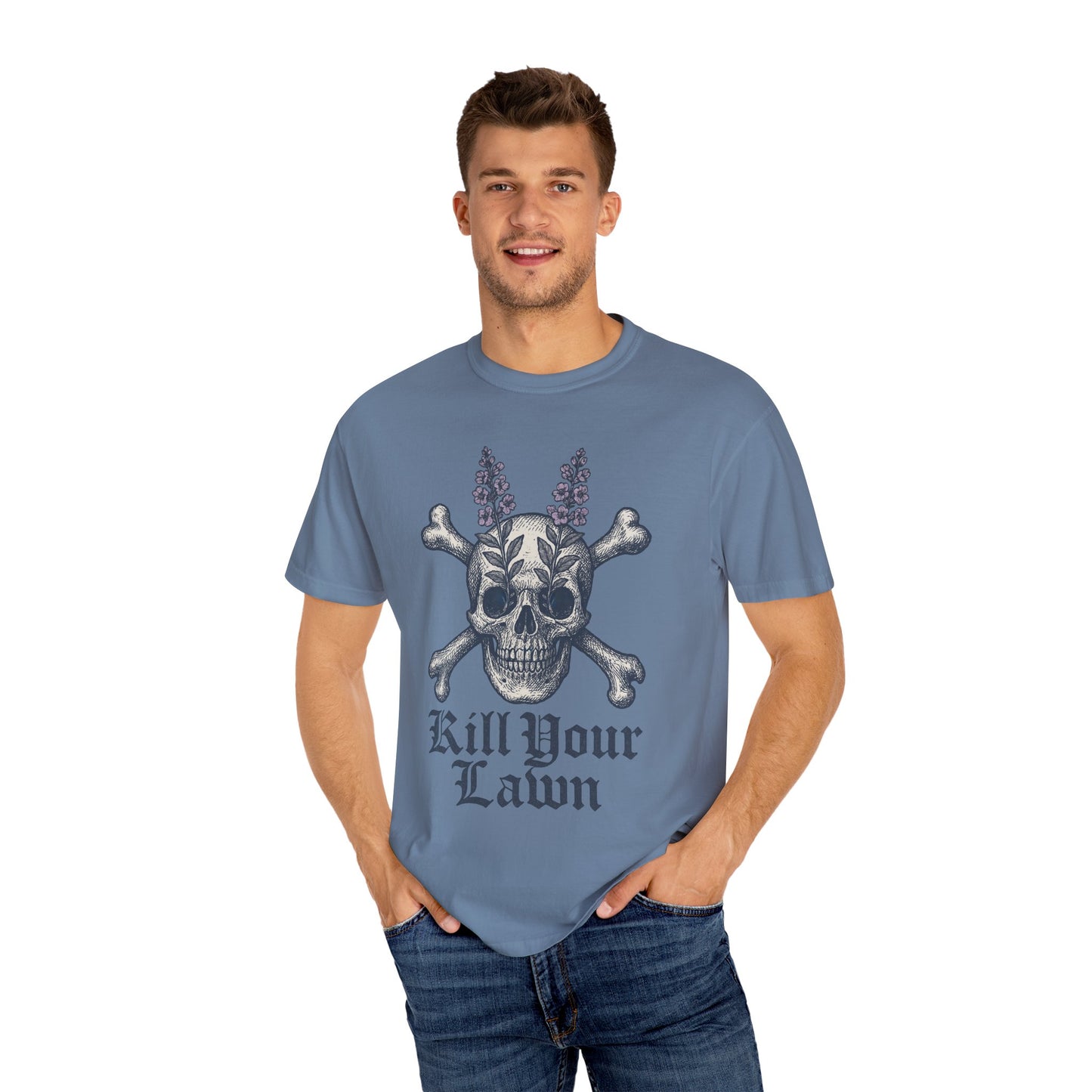 Kill Your Lawn Skeleton - Comfort Colors 1717