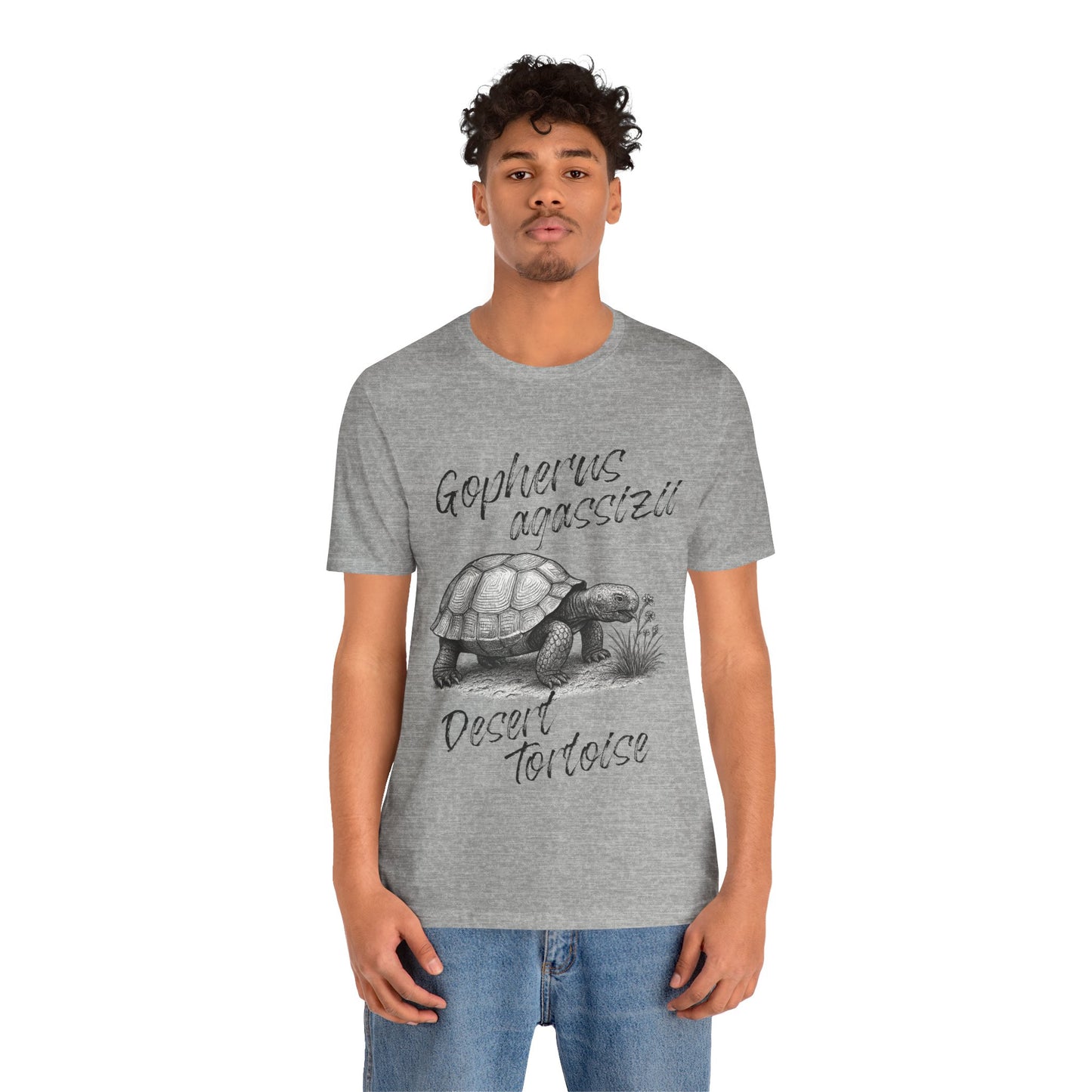 Desert Tortoise (Gopherus agassizii) T-Shirt – Bella+Canvas Jersey