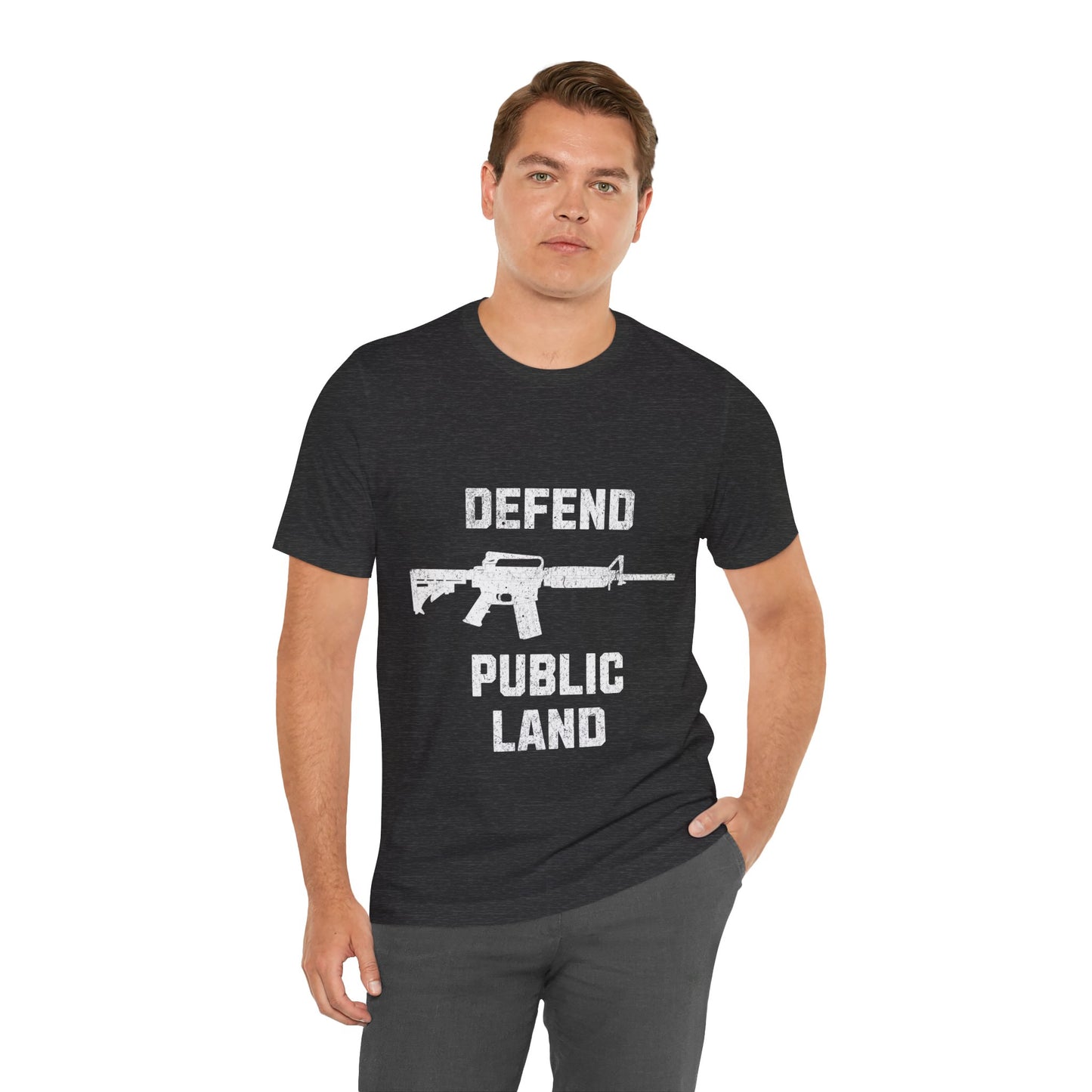 Defend Public Land T-shirt – Bella+Canvas Jersey