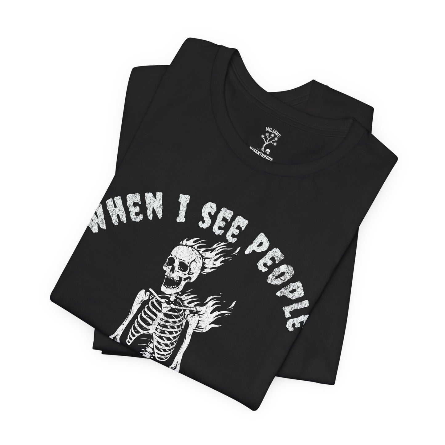 Bulldozing Habitat Tee - Bella+Canvas Jersey
