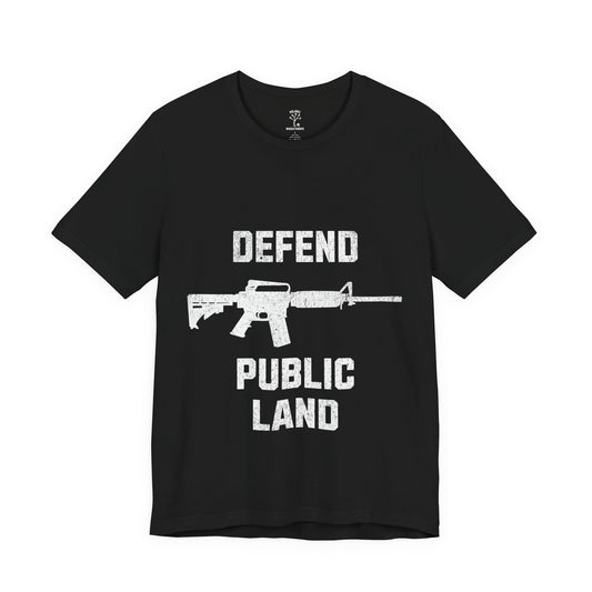 Defend Public Land T-shirt – Bella+Canvas Jersey