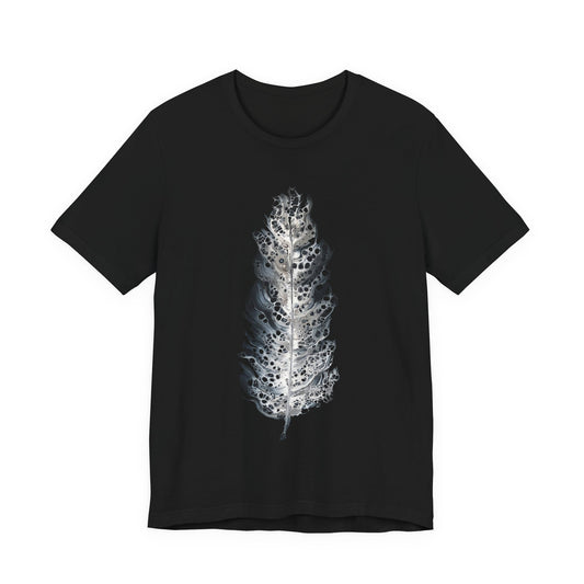 Abstract Feather Fluid Art Tee - Bella+Canvas Jersey